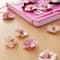 12 Packs: 12 ct. (144 total) Signature™ Gold Tipped Pink Flower Embellishments by Recollections™